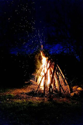 Fireside Magic: A Saturday Night Gathering