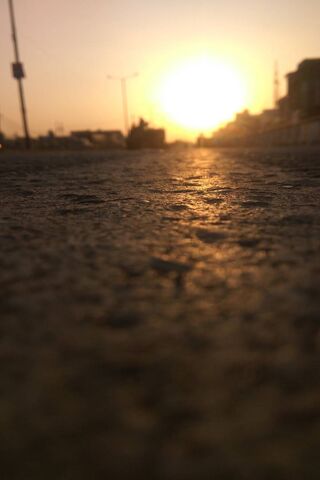 Golden Horizons on Sunset Road 🌅