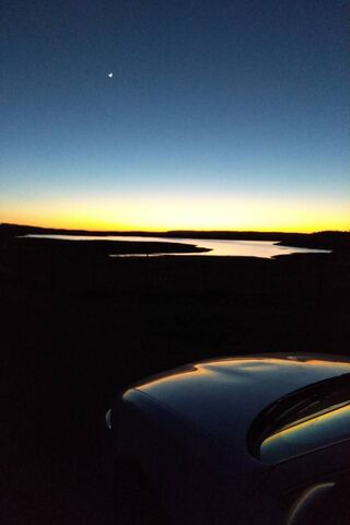 Sunset At Lake