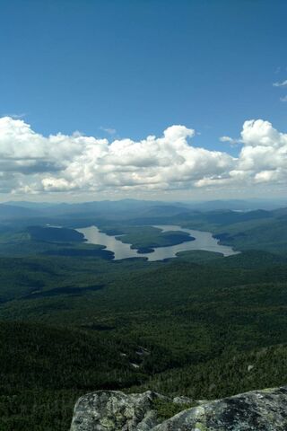 Serenity Over Lake Placid: Nature's Masterpiece 🌊🏞️
