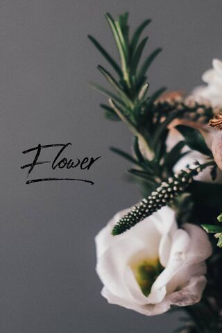 Flower Typography