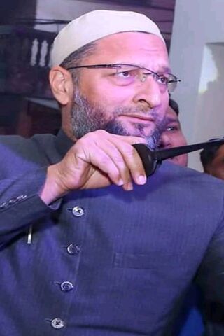 Asaduddin Owaisi addresses a press conference on Babri verdict