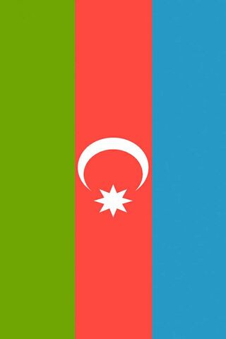 Azerbaijan Flag