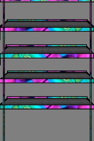 Rainbow Shelves