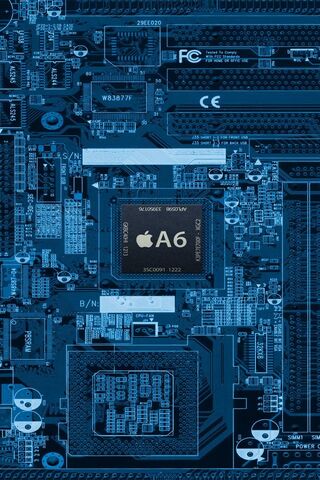 Tech Blueprint: A6 Apple iPhone Wall