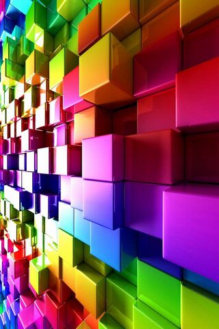 Vibrant Dimensions: A 3D Cube Wonderland 🌈✨