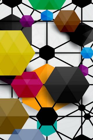 Vibrant Shapes in Motion 🎨✨