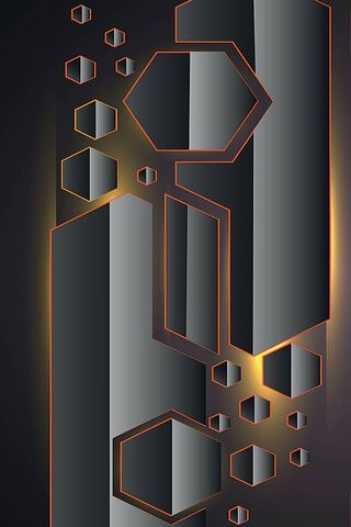 Geometric Glow: A Dance..