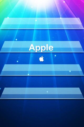 Colorful Apple Display: A Digital Delight 🍏✨