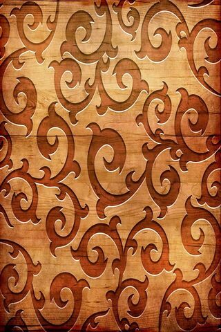 Elegant Swirls: A Dance of Wood