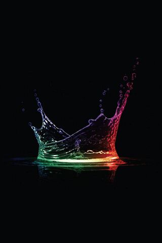 Rainbow Color Water