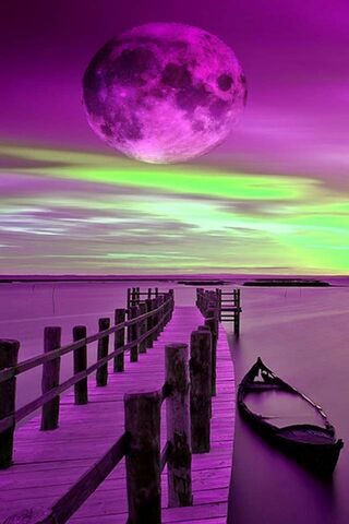 Enchanted Twilight at Purple Wharf 🌌🌊