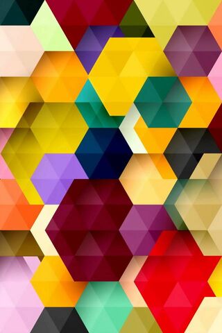 Colored Hexagons