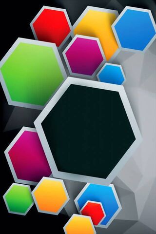 Vibrant Hexagon Harmony 🎨✨