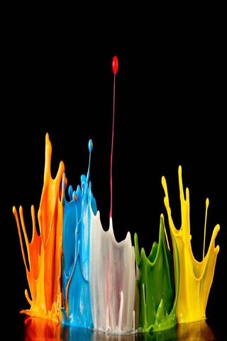 Colorful Cascade: The Art of Splash