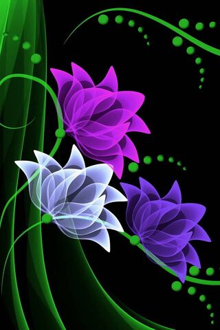 Whimsical Blooms in Mot..