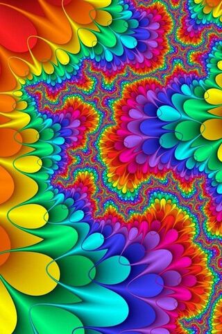 Vibrant Whirls of Color..