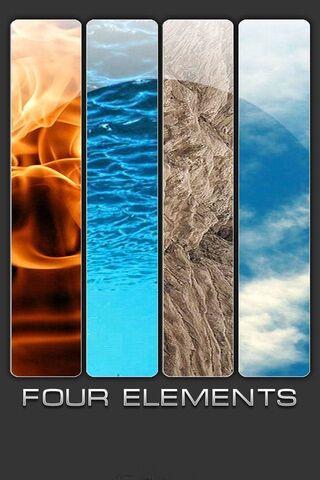 Nature's Palette: The Four Elements Unveiled 🌍🔥💧🌪️