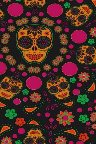 Vibrant Day of the Dead..
