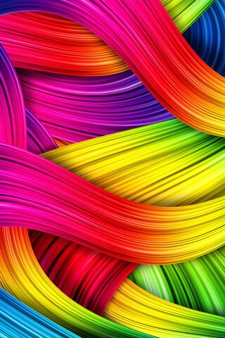 Vibrant Waves of Color ..