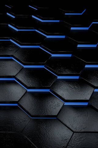 Neon Hexagon Dreams
