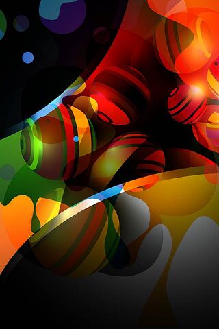 Vibrant Whirls of Color