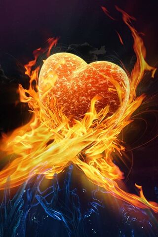 Corazón en el fuego
