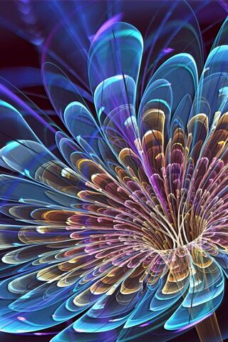 Radiant Blue Blossom 🌸✨