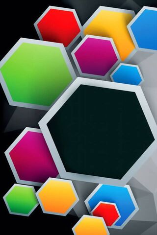 Vibrant Hexagon Harmony 🎨✨