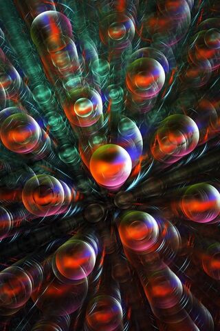 Crimson Orbs: A Journey Through the Abyss