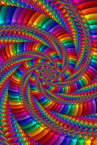 Цветная спираль