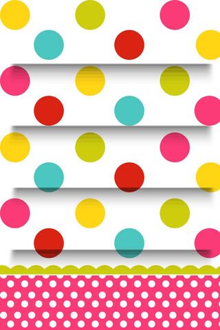 Colorful Dots Delight: A Playful Shelf Design