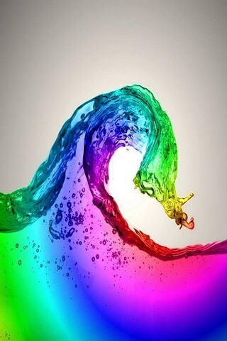 Rainbow Splash: A Dance of Colors