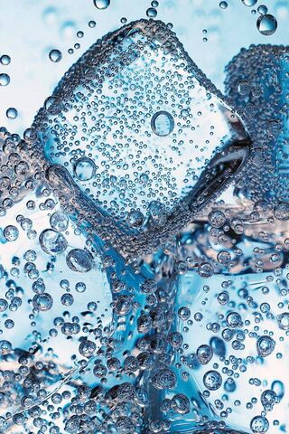 Bubbles in Blue: A Refreshing Abstract