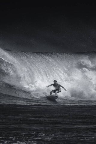 Surfing The Big Wave