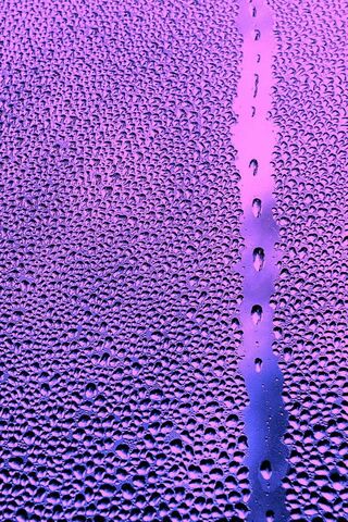 Metallic Rain: A Dance of Drops