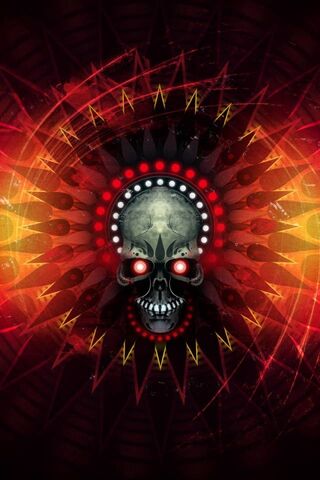 Fire Skull Wallpaper - Download to your mobile from PHONEKY