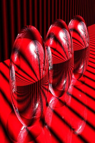 Crimson Reflections: A Dance of Light