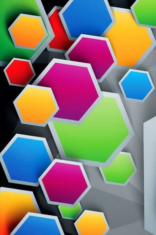 Vibrant Hexagon Harmony 🎨✨