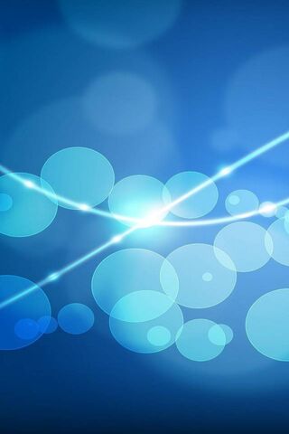 Radiant Blue Bubbles