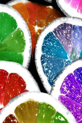 Vibrant Slices of Joy 🍊🍇