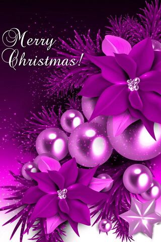 Vibrant Purple Christmas Cheer 🎄💜