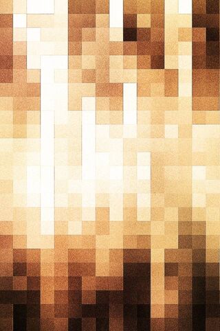 Warm Hues of Brown Pixels