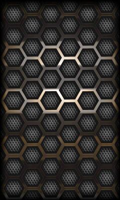 Arthouse Linear Geo Trellis Plain Honeycomb Wallpaper