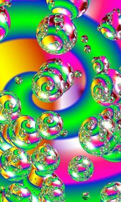 Burbujas de colores Fondo de Pantalla - Descargue a su móvil desde PHONEKY