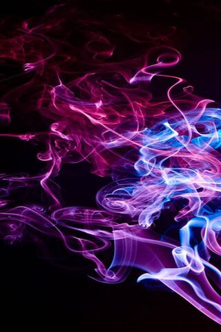 Whispers of Color: A Dance of Smoke