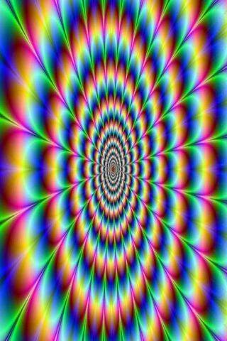 Hypnotic Spiral: A Journey into Color