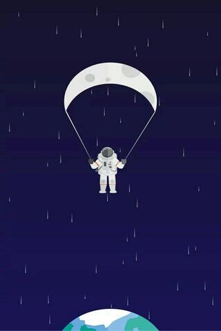 Astronaut's Descent: A Cosmic Adventure 🌌🚀