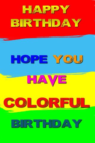 Vibrant Birthday Wishes 🎉