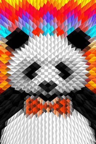 Panda in a Colorful Dream 🌈🐼